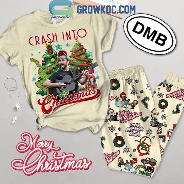 Dave Matthews Band 2024 Crash Into Christmas Fleece Pajamas Set