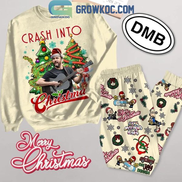 Dave Matthews Band 2024 Crash Into Christmas Fleece Pajamas Set