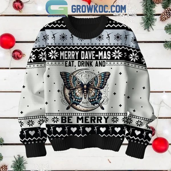 Dave Matthews Band Eat Drink 2024 Merry Christmas Holidays Ugly Sweater