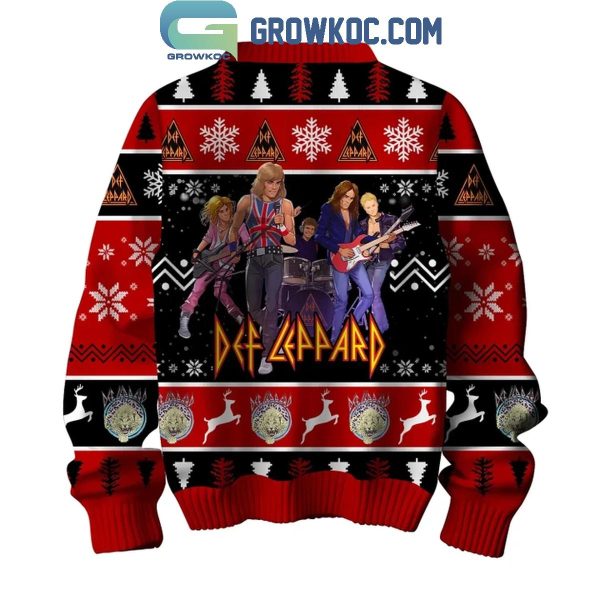 Def Leppard Pour Some Sugar On Me This Christmas Ugly Sweater