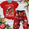 Delta Sigma Theta 2024 Merry Christmas Soror Holidays Fleece Pajamas Set