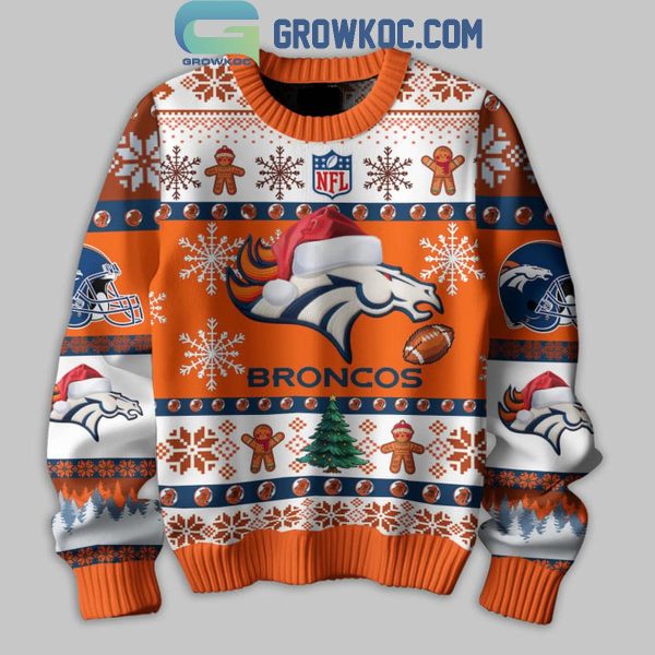 Denver Broncos 2024 They Not Like Us Broncos Christmas Ugly Sweater