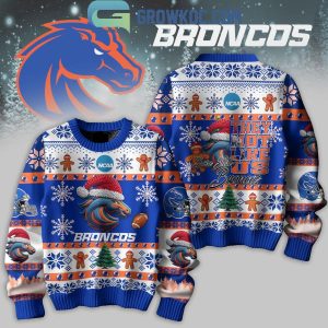 Boise State Broncos Football They Not Like Us Christmas Ugly Sweater