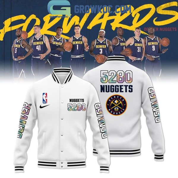 Denver Nuggets 5280 Mile High City Proud Fan Baseball Jacket