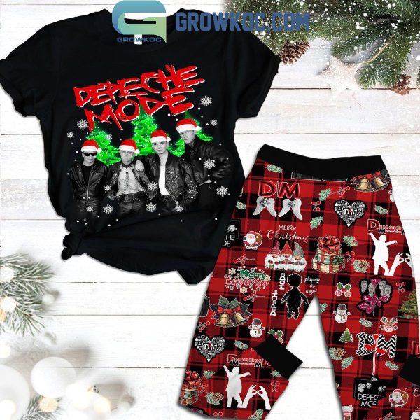 Depeche Mode Merry Christmas And Happy New Year 2025 Fleece Pajamas Set