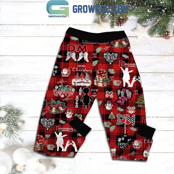 Depeche Mode Merry Christmas And Happy New Year 2025 Fleece Pajamas Set