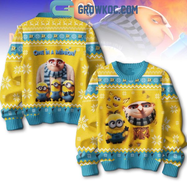 Despicable Me One In Minion Christmas Ugly Sweater