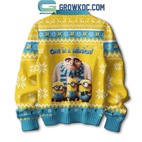 Despicable Me One In Minion Christmas Ugly Sweater