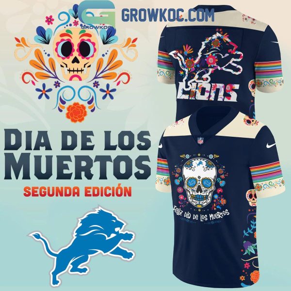 Detroit Lions 2024 Celebration Dia De Los Muertos Football Jersey