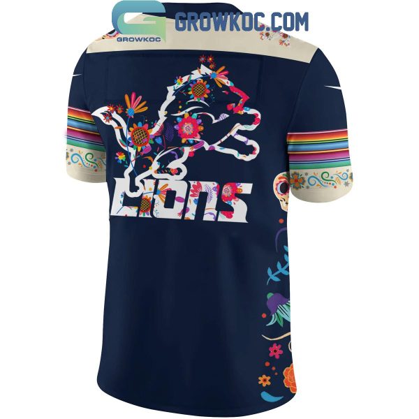 Detroit Lions 2024 Celebration Dia De Los Muertos Football Jersey