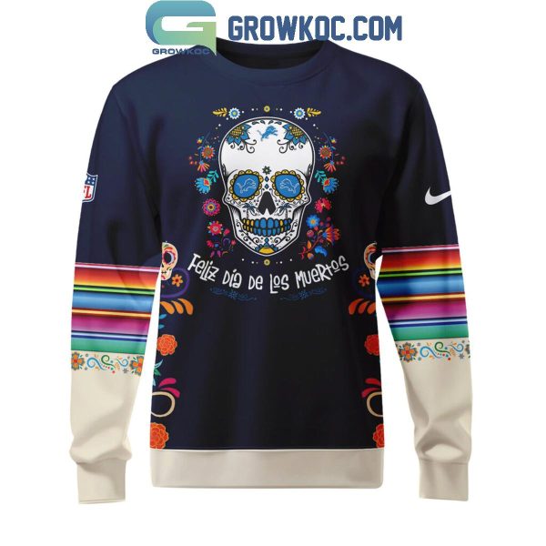 Detroit Lions 2024 Football League Dia De Los Muertos Hoodie T-Shirt