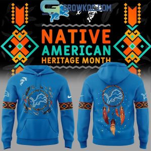 Detroit Lions Football Native American Heritage Month 2024 Hoodie Long Pants