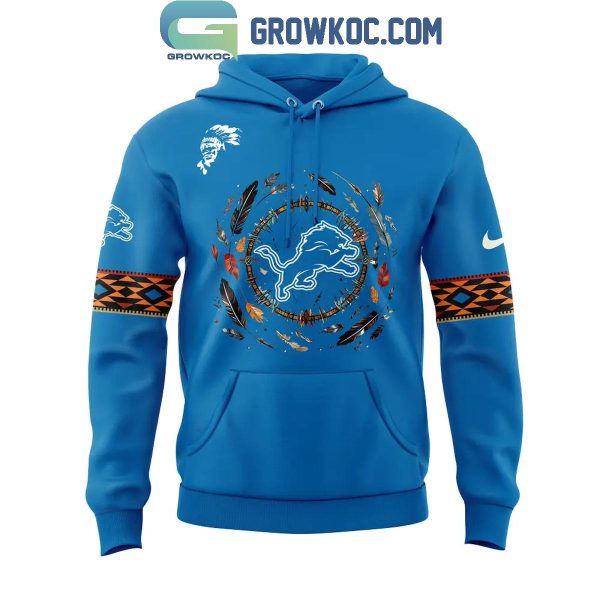 Detroit Lions Football Native American Heritage Month 2024 Hoodie Long Pants