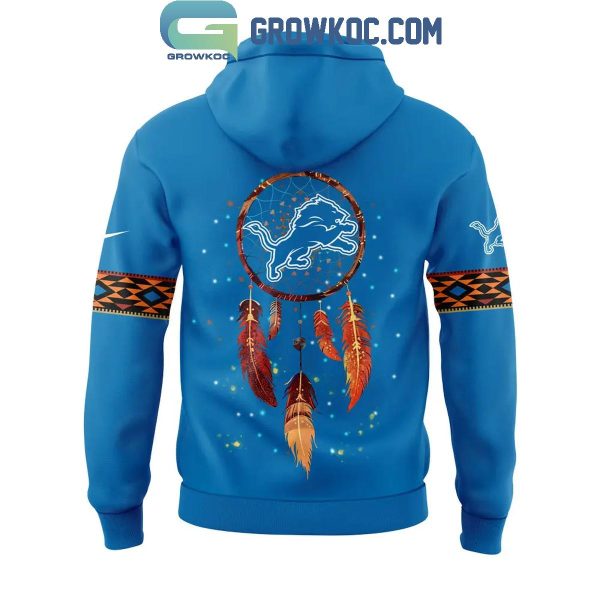 Detroit Lions Football Native American Heritage Month 2024 Hoodie Long Pants