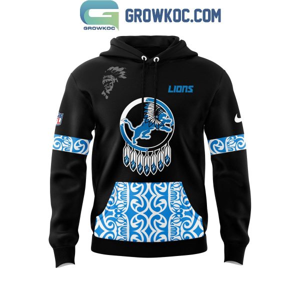 Detroit Lions Proud Of Native American Heritage Month 2024 Hoodie T-Shirt