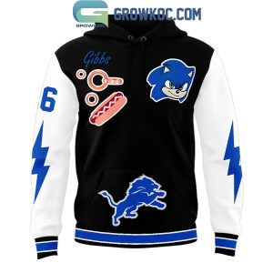 Detroit Lions Sonic The Hedgehog 2024 Personalized Baseball Jacket