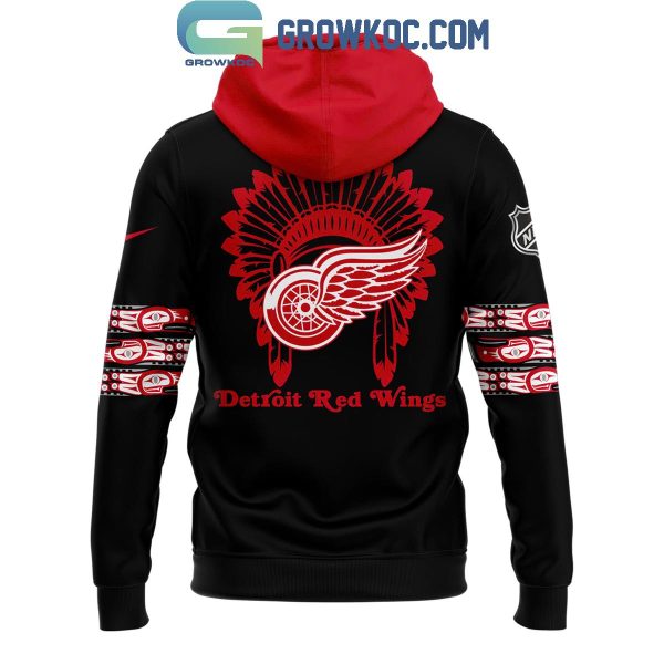 Detroit Red Wings Celebrating Native American Heritage Month 2024 Hoodie T-Shirt