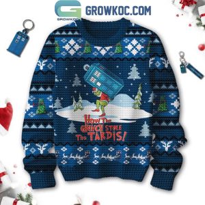 Doctor Who How The Grinch Stole The Tardis Christmas 2024 Ugly Sweater