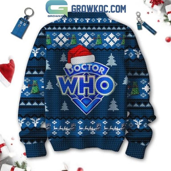 Doctor Who How The Grinch Stole The Tardis Christmas 2024 Ugly Sweater