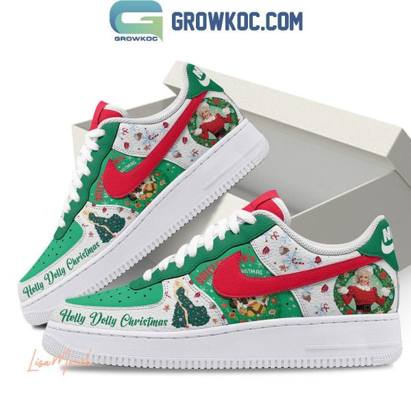 Dolly Parton Holly Dolly Christmas Happy Holidays Air Force 1 Shoes