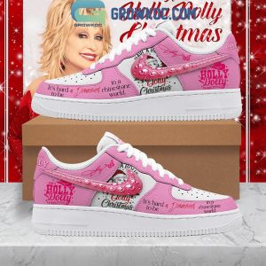 Dolly Parton It’s Hard To Be A Diamond Christmas Air Force 1 Shoes