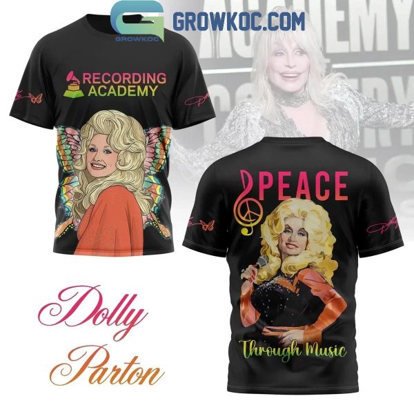 Dolly Parton Recording Academy Peace Through Music Hoodie T-Shirt