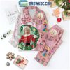 White Christmas Sister Sister 2024 Christmas Polyester Pajamas Set