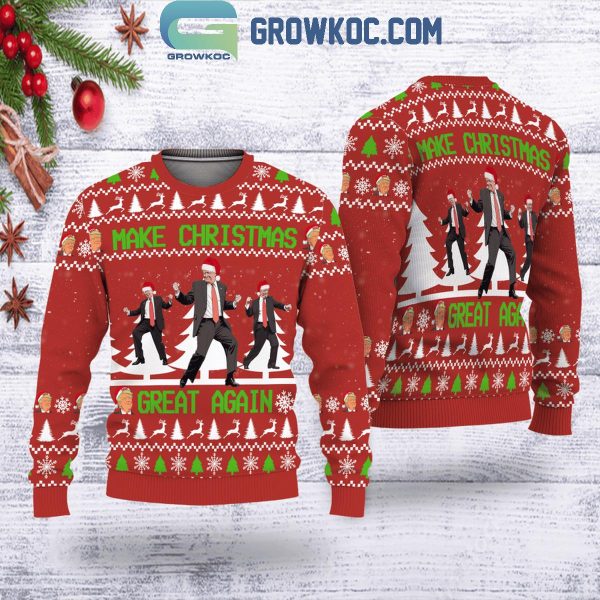 Donald Trump Make Christmas Great Again 2024 Ugly Sweater