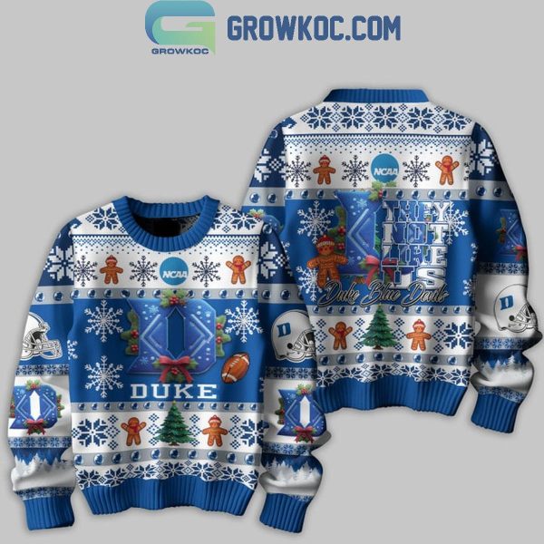 Duke Blue Devils Football They Not Like Us Christmas Ugly Sweater