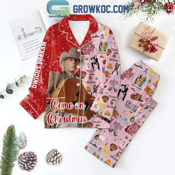 Dwight Yoakam Come On Christmas 2024 Polyester Pajamas Set