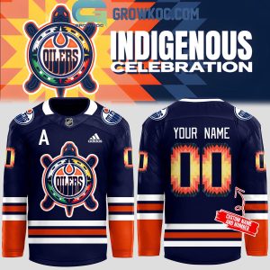 Edmonton Oilers Celebrates Indigenous Celebration 2024 Personalized Hockey Jersey