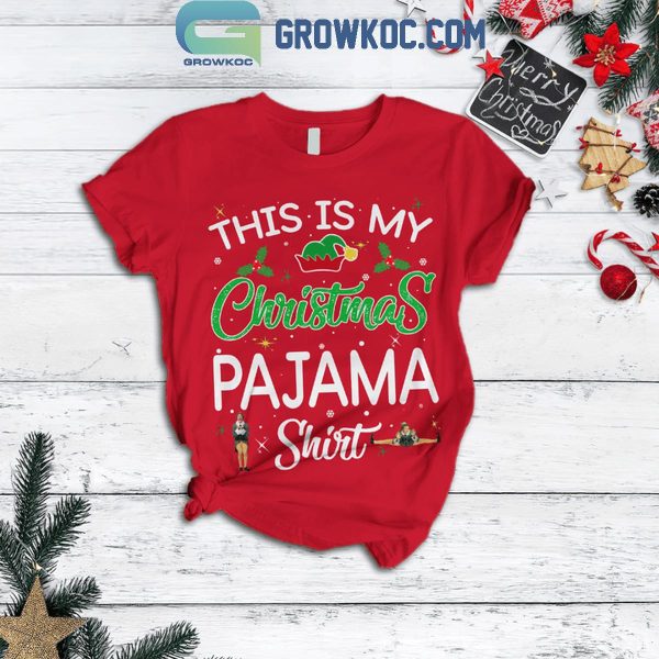 Elf 2024 This Is My Christmas Movie Watching Shirt Fleece Pajamas Set