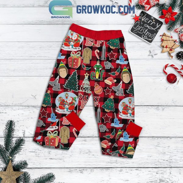 Elf 2024 This Is My Christmas Movie Watching Shirt Fleece Pajamas Set