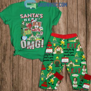 Elf Buddy The Elf What’s Your Favourite Color Fleece Pajamas Set