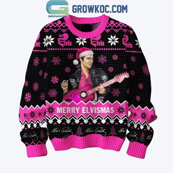 Elvis Presley Have An Elvismas Christmas Happy Holidays 2024 Ugly Sweater