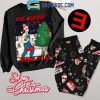 Dolly Parton Santa Please Send Dolly In Christmas Fleece Pajamas Set Long Sleeve