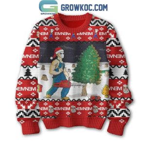 Eminem Lose Yourself In The Jingle Bells Merry Christmas Holidays Ugly Sweater