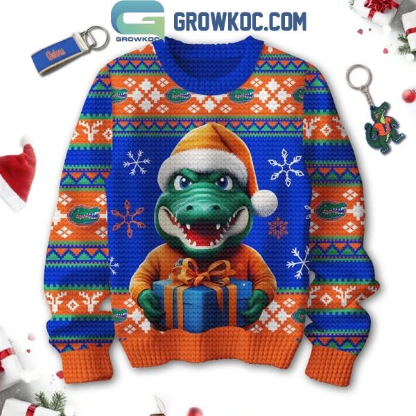 Florida Gators Football Christmas Celebration With True Fan Ugly Sweater