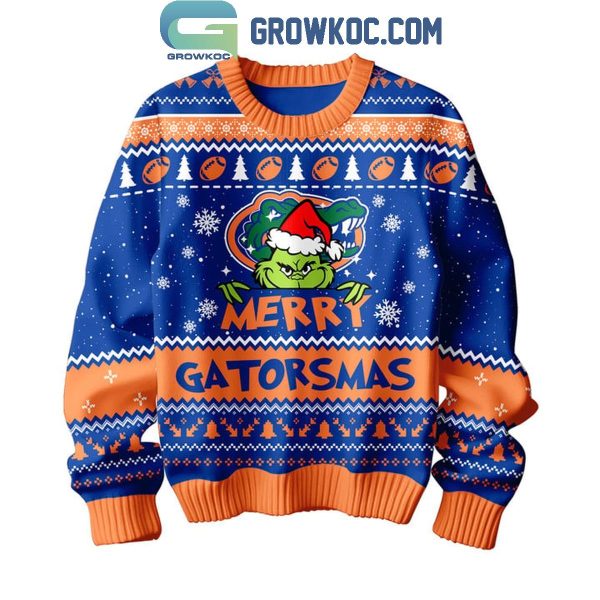 Florida Gators Grinch Christmas Merry Gatorsmas Ugly Sweater