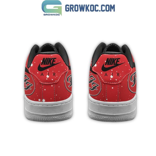 Foo Fighters Happy Fookin Christmas Air Force 1 Shoes