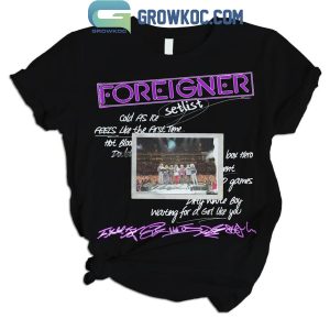 Foreigner Rock Music Setlist Waiting For A Girl Like You Fleece Pajamas Set