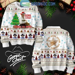 George Strait 58th CMA Awards Lifetime Achievement Christmas Ugly Sweater