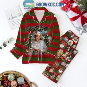 George Strait Christmas They Know That Santa Is On His Way Polyester Pajamas Set