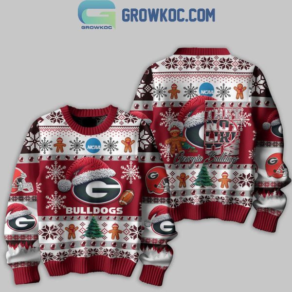 Georgia Bulldogs Football They Not Like Us Christmas Ugly Sweater