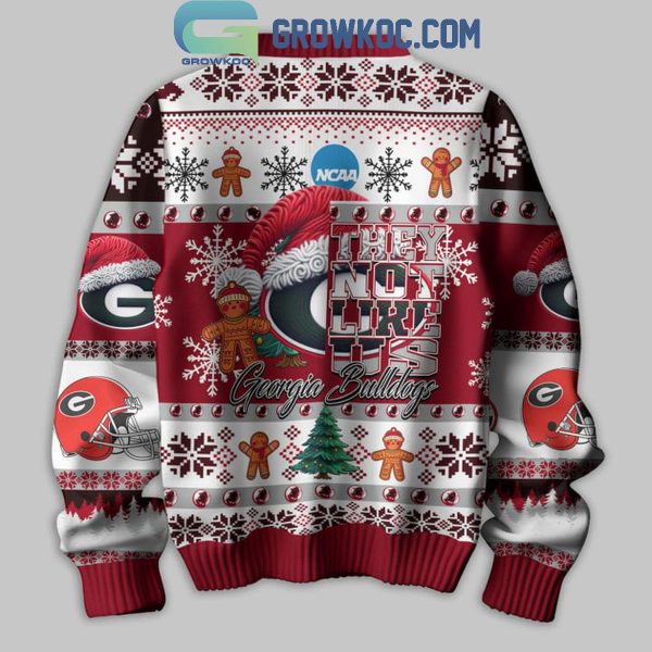 Georgia Bulldogs Football They Not Like Us Christmas Ugly Sweater