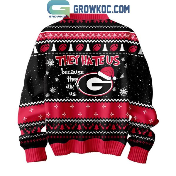 Georgia Bulldogs Grinch Christmas Merry Bulldogsmas Ugly Sweater