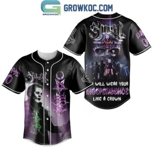 Ghost Wearing Your Independence Like A Crown Tour Personalized Baseball Jersey