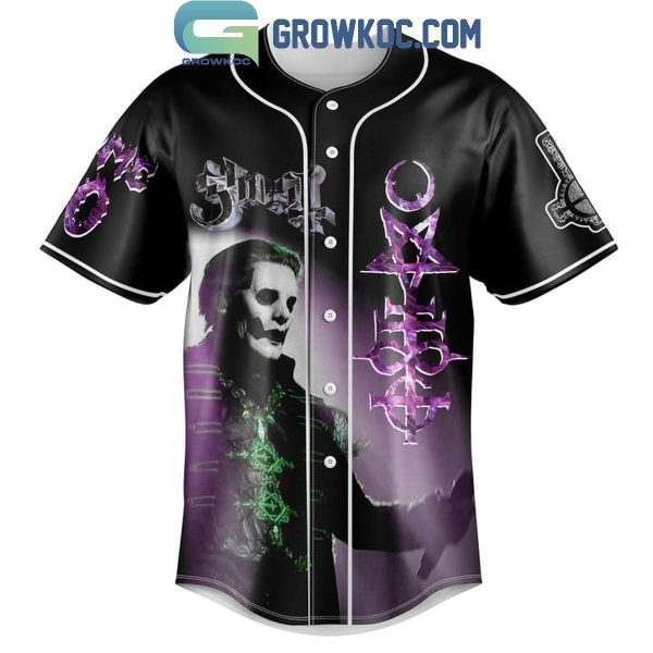 Ghost Wearing Your Independence Like A Crown Tour Personalized Baseball Jersey