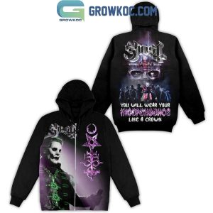 Ghost World Tour 2025 Crown Of Independence 2024 Hoodie T-Shirt