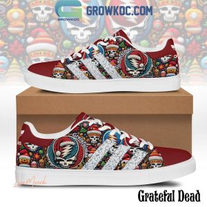 Grateful Dead Merry Christmas Happy Dead Holidays Stan Smith Shoes